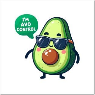 I'm Avocontrol: Smiling Guac Posters and Art